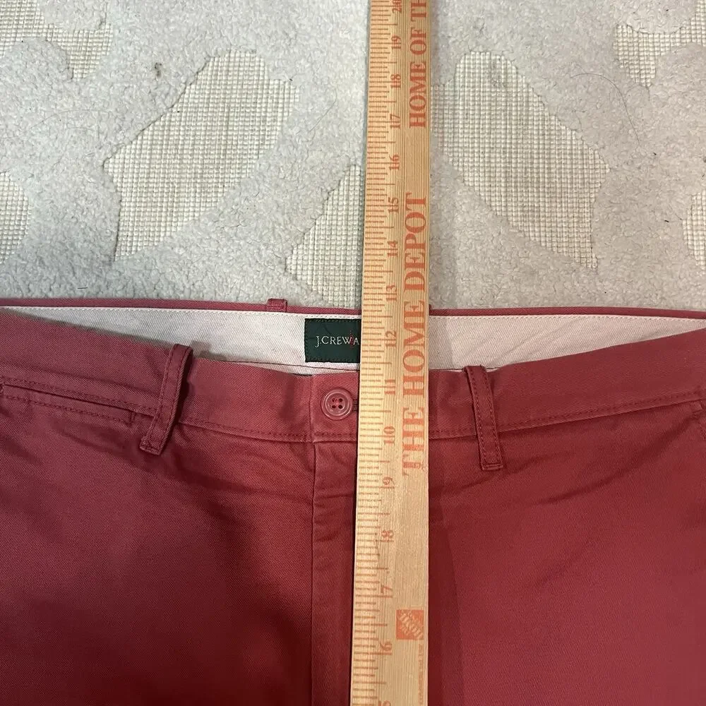 J Crew Oarsman Pants Mens Size 36x31 Salmon Red Chino Straight 1040 Athletic